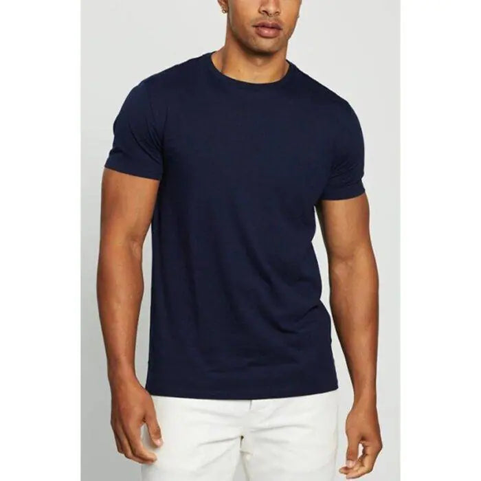 Navy Round Neck T-Shirt